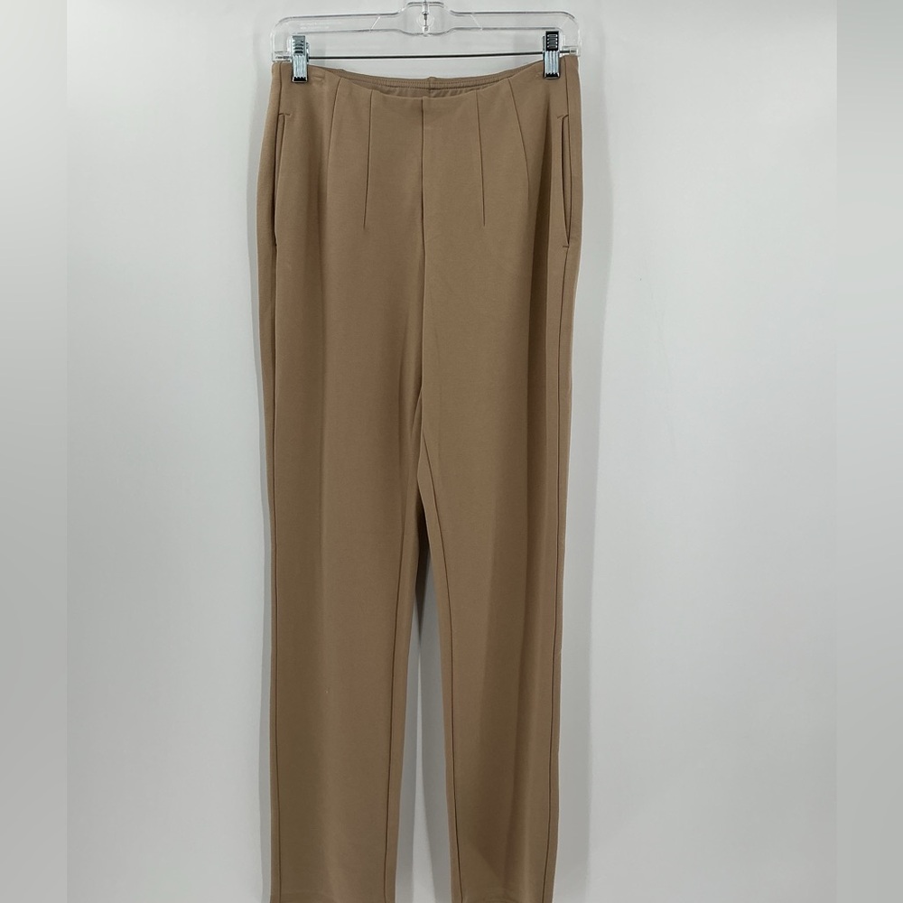 Belle by Kim Gravel Ponte Hollywood Waist Full Length Pants - Picture 2 of 12